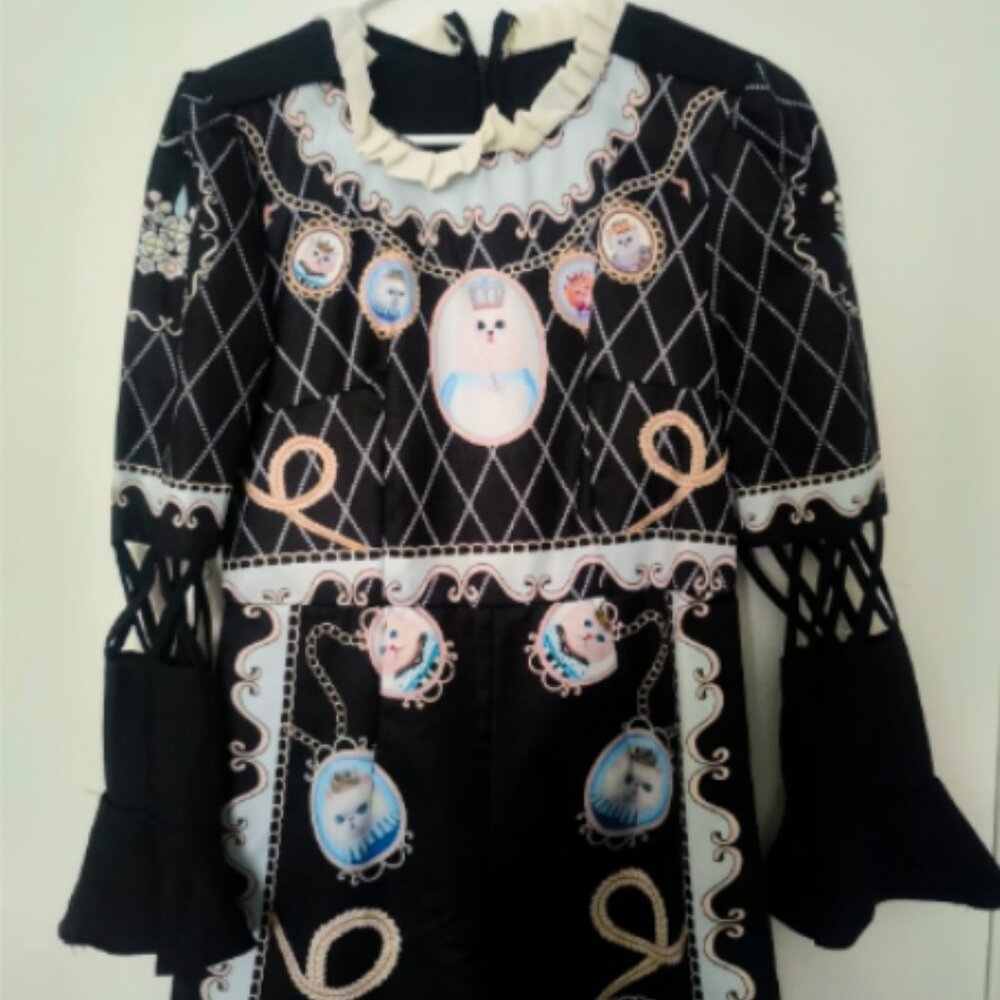 Black Cozy Lolita Japanese style Jumpsuit